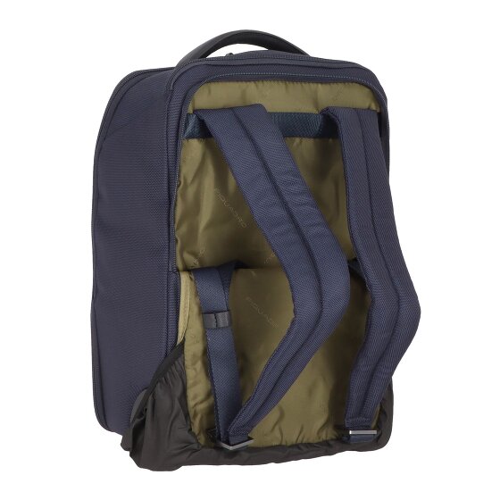 Piquadro Brief 2 Rollen Rucksacktrolley 40 cm Laptopfach
