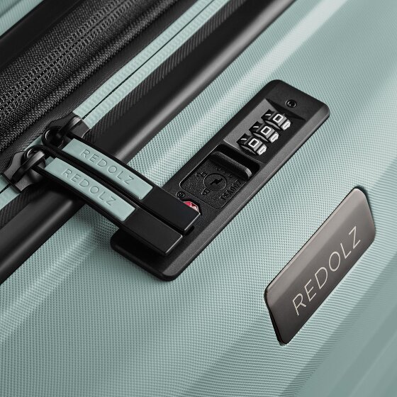 Redolz Pro PP 4 Rollen Kabinentrolley 55 cm mit Dehnfalte