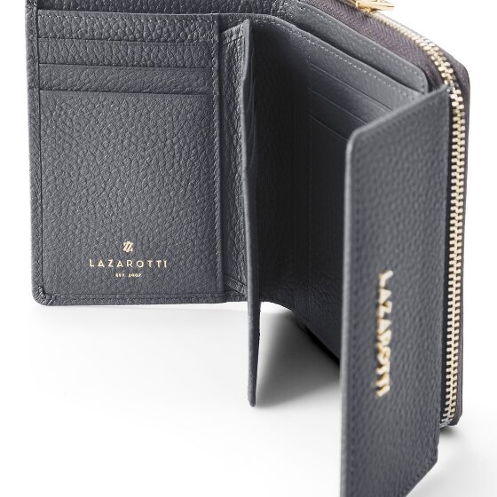 Lazarotti Bologna Leather Zip-Around Geldbörse Leder 12 cm