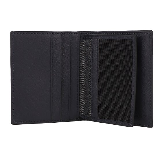 Piquadro Black Square Kreditkartenetui RFID Schutz Leder 9 cm