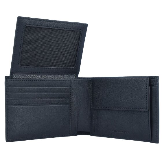 Piquadro Black Square Geldbörse RFID Leder 12,5 cm Piquadro Black Square Geldbörse RFID Leder 12,5 cm