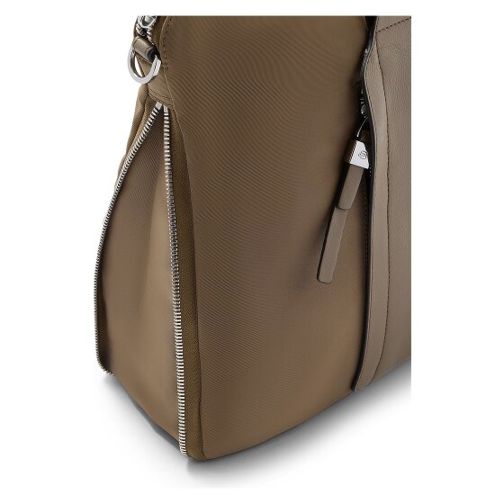 Piquadro Lyra Aktentasche Leder 42 cm Laptopfach mit Dehnfalte