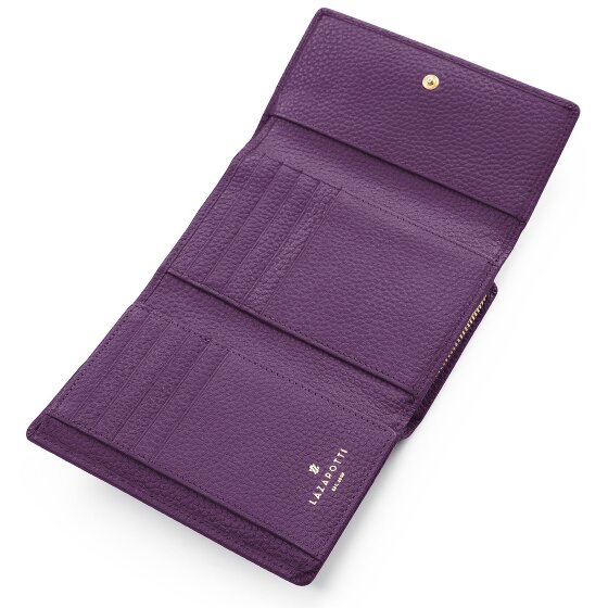 Lazarotti Bologna Leather XL Geldbörse mit Zip-Around Fach Leder 14 cm