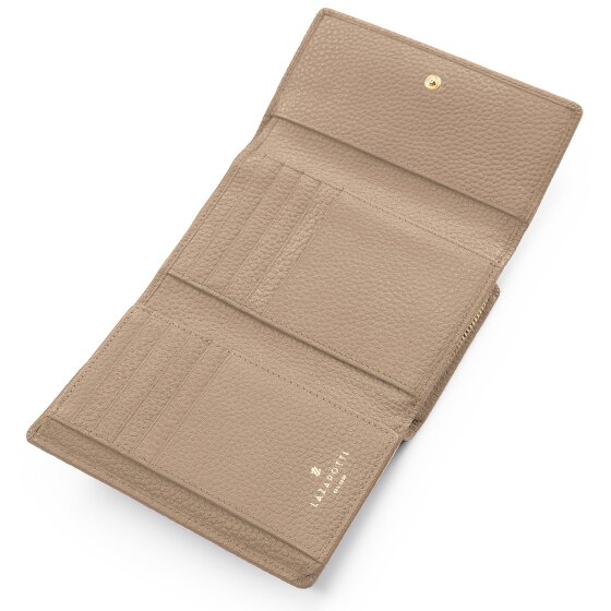 Lazarotti Bologna Leather XL Geldbörse mit Zip-Around Fach Leder 14 cm