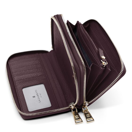 Lazarotti Bologna Leather XL Double Zip-Around Geldbörse RFID Leder 20 cm