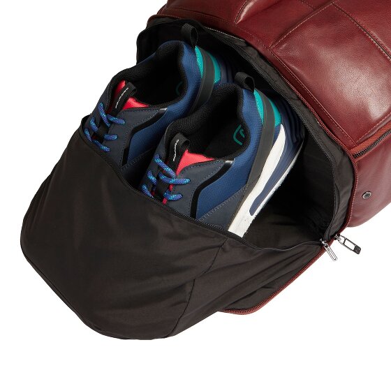 Piquadro Zaino Reiserucksack RFID Leder 44 cm Laptopfach