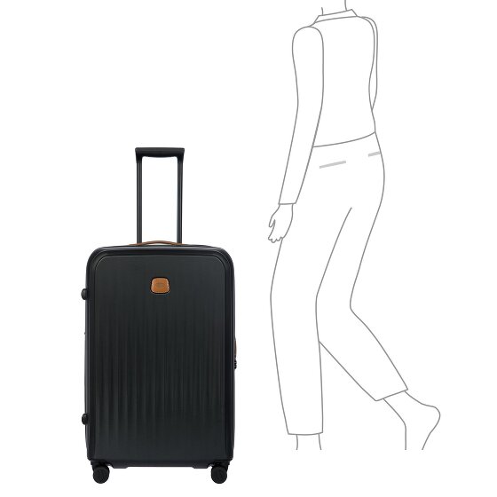 Bric's Taormina 4 Rollen Trolley 75 cm mit Dehnfalte