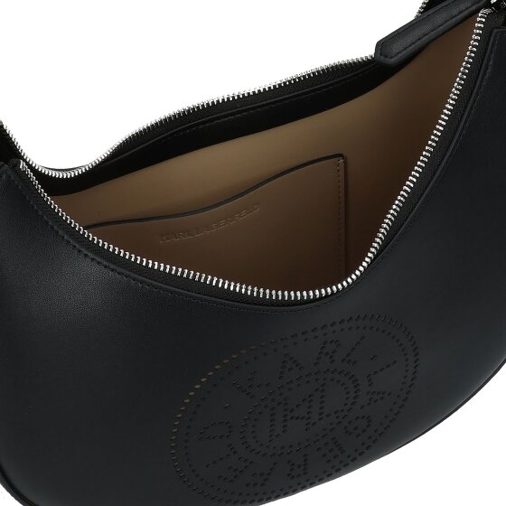 Karl Lagerfeld Circle Schultertasche Leder 28 cm