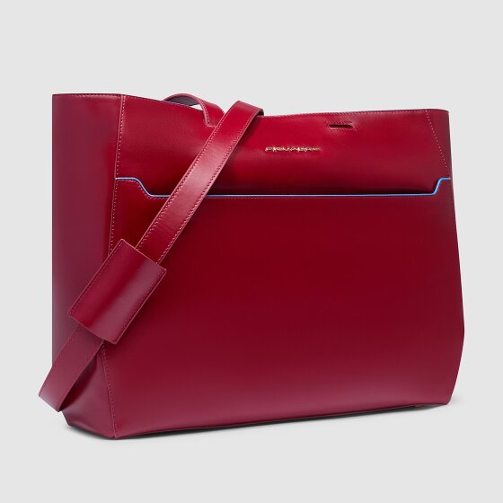 Piquadro Blue Square Shopper Tasche Leder 40 cm