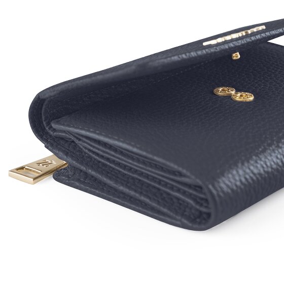 Lazarotti Bologna Leather XL Geldbörse mit Zip-Around Fach Leder 14 cm