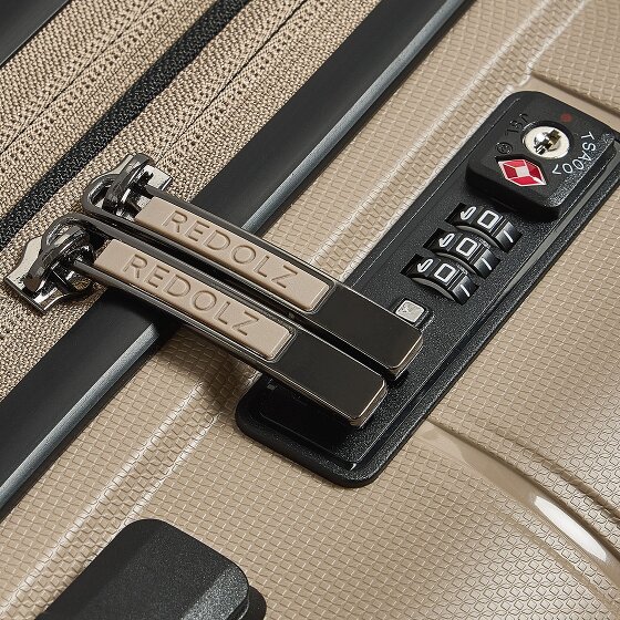 Redolz Essentials 11 4 Rollen Kabinentrolley 55 cm mit Dehnfalte