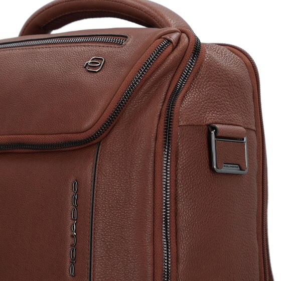 Piquadro Cronus Business-Rucksack RFID Schutz Leder 41 cm Laptopfach