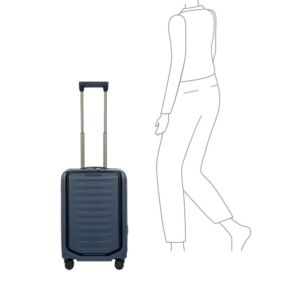 Porsche Design Roadster 4 Rollen Kabinentrolley S 55 cm Laptopfach mit Dehnfalte