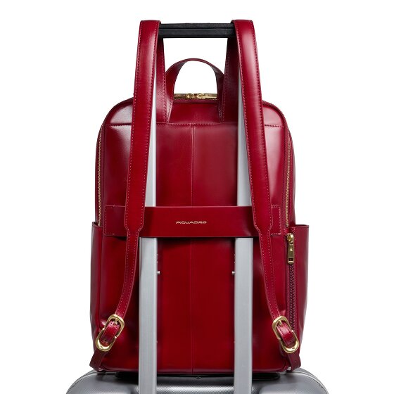 Piquadro Blue Square Daypack RFID Schutz Leder 37 cm Laptopfach