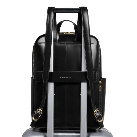 Piquadro Blue Square Daypack RFID Schutz Leder 37 cm Laptopfach