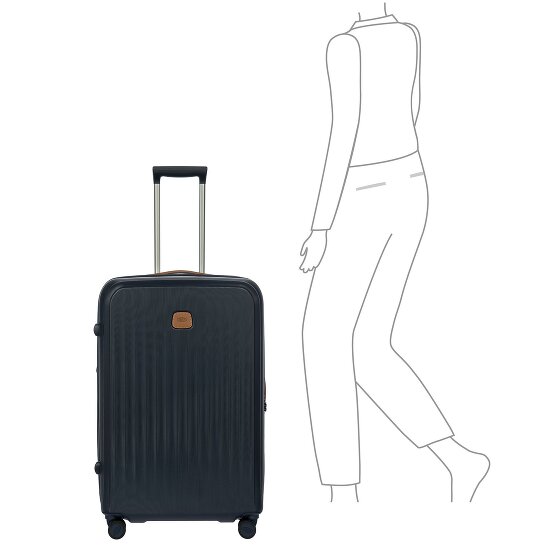 Bric's Taormina 4 Rollen Trolley 75 cm mit Dehnfalte