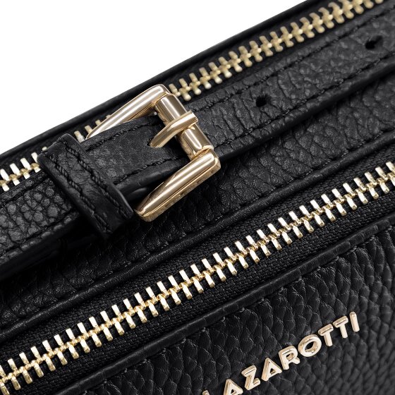 Lazarotti Bologna Leather Umhängetasche Leder Double-Zip 18 cm