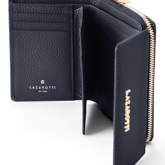 Lazarotti Bologna Leather Zip-Around Geldbörse Leder 12 cm