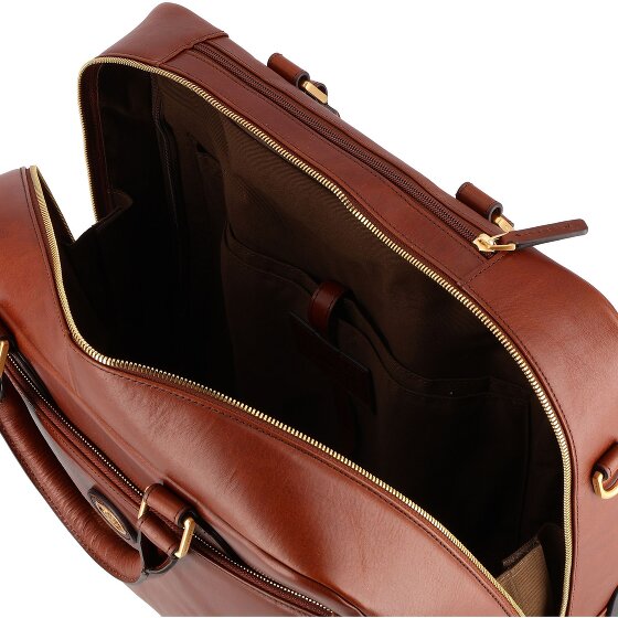 The Bridge Stovia 2 Rollen Pilotentrolley Leder 39 cm Laptopfach
