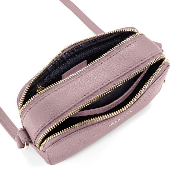 Lazarotti Bologna Leather Umhängetasche Leder Double-Zip 18 cm