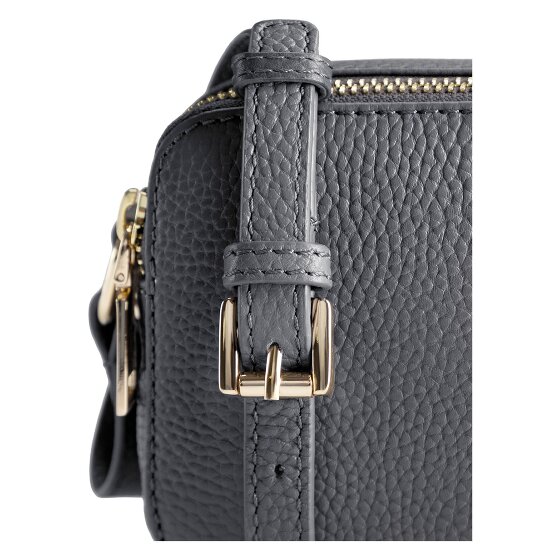 Lazarotti Bologna Leather Umhängetasche Camera-Bag Leder Double-Zip 18 cm