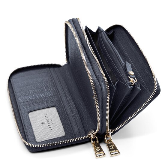 Lazarotti Bologna Leather XL Double Zip-Around Geldbörse RFID Leder 20 cm