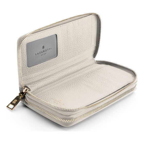 Lazarotti Bologna Leather XL Double Zip-Around Geldbörse RFID Leder 20 cm