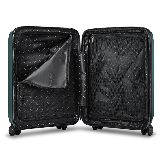 Redolz Essentials 14 Kofferset 2 tlg. Kabinentrolley mit Dehnfalte + Beautycase