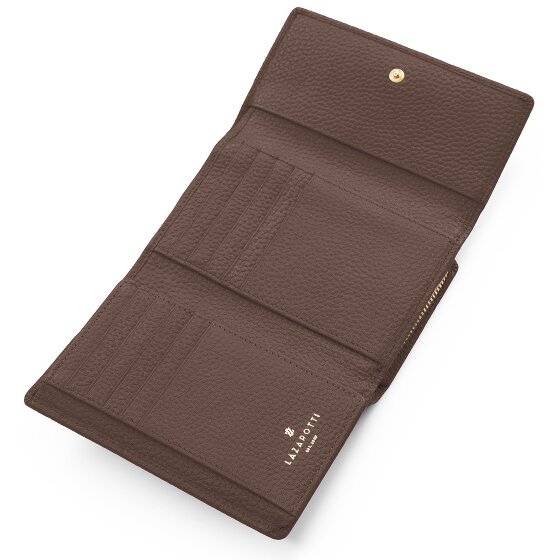 Lazarotti Bologna Leather XL Geldbörse mit Zip-Around Fach Leder 14 cm