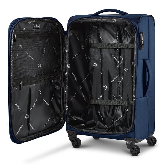Smartbox Edition 04 4 Rollen Kofferset 3-teilig mit Dehnfalte