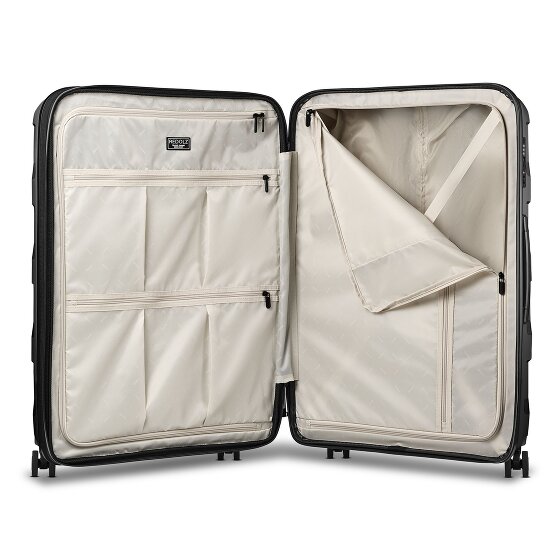 Redolz Pro PP 4 Rollen Trolley 77 cm mit Dehnfalte