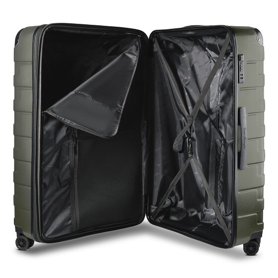 Tonino Lamborghini Milano 4-Rollen Trolley XL 83 cm Sondergrösse mit Dehnfalte