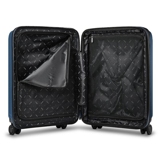 Redolz Essentials 14 Kofferset 2 tlg. Kabinentrolley mit Dehnfalte + Beautycase