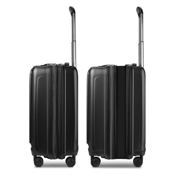 Redolz Essentials 14 Kofferset 2 tlg. Kabinentrolley mit Dehnfalte & Beautycase