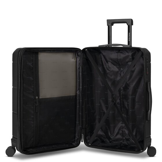 Police London 4 Rollen Trolley 74 cm mit Dehnfalte