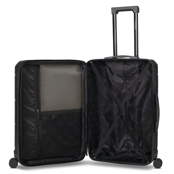 Police London 4 Rollen Trolley 64 cm mit Dehnfalte