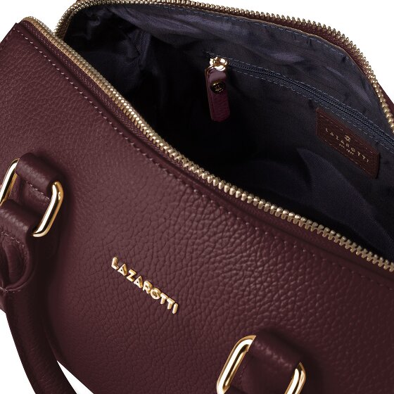 Lazarotti Bologna Leather Bowling-Bag Handtasche Crossbody Leder 26 cm