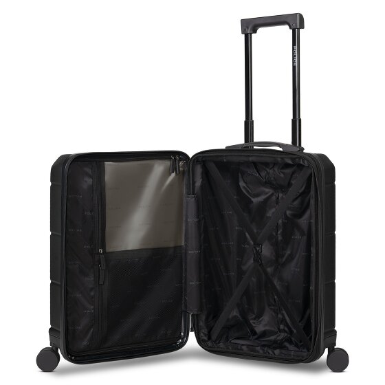 Police London 4 Rollen Kabinentrolley 55 cm Laptopfach mit Dehnfalte