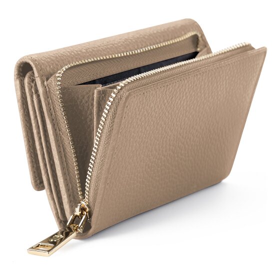 Lazarotti Bologna Leather XL Geldbörse mit Zip-Around Fach Leder 14 cm