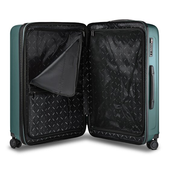 Redolz Essentials14 4-Rollen Kofferset Beautycase 4tlg mit Dehnfalte Laptopfach