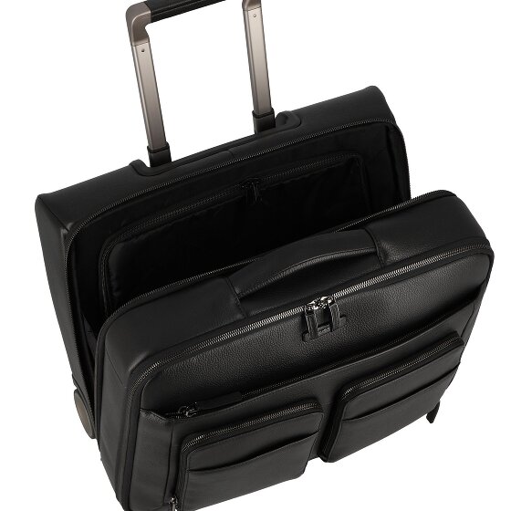 Piquadro Modus Special 2 Rollen Businesstrolley Leder 44 cm Laptopfach