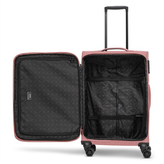 Redolz Essentials 12 THREE SET 4 Rollen Kofferset 3-teilig mit Dehnfalte