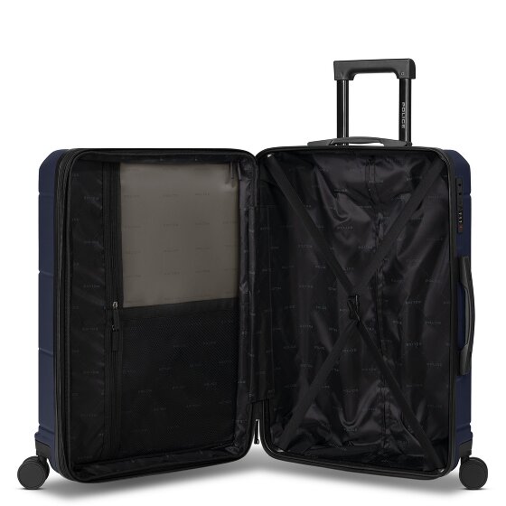 Police London 4 Rollen Trolley 74 cm mit Dehnfalte