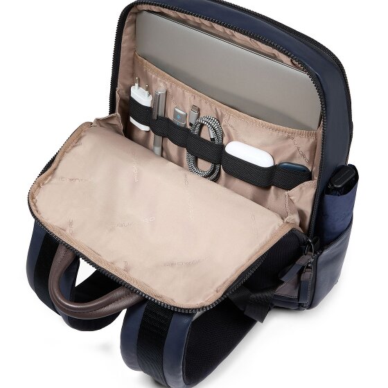 Piquadro Harper Rucksack RFID Leder 40 cm Laptopfach