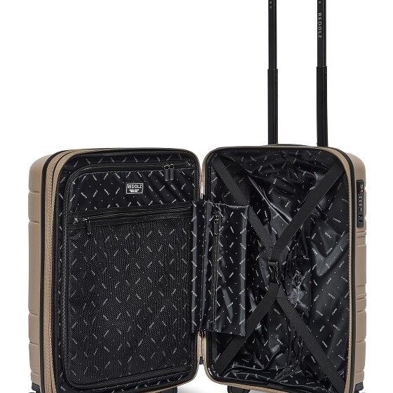 Redolz Essentials 11 4 Rollen Kabinentrolley 55 cm mit Dehnfalte
