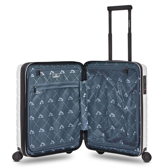 Bergpfeil Travel 4 Rollen Kabinentrolley S 55 cm mit Dehnfalte