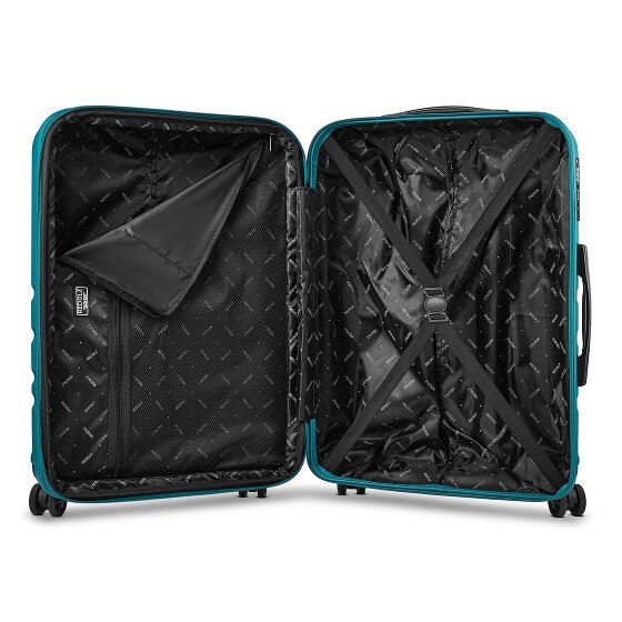 Redolz Pro ABS 4 Rollen Trolley 65 cm mit Dehnfalte