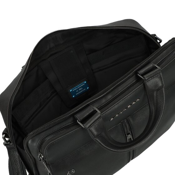 Piquadro Wollem Aktentasche RFID Schutz Leder 37 cm Laptopfach