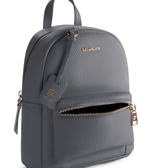 Lazarotti Bologna Leather City Rucksack Leder 27 cm
