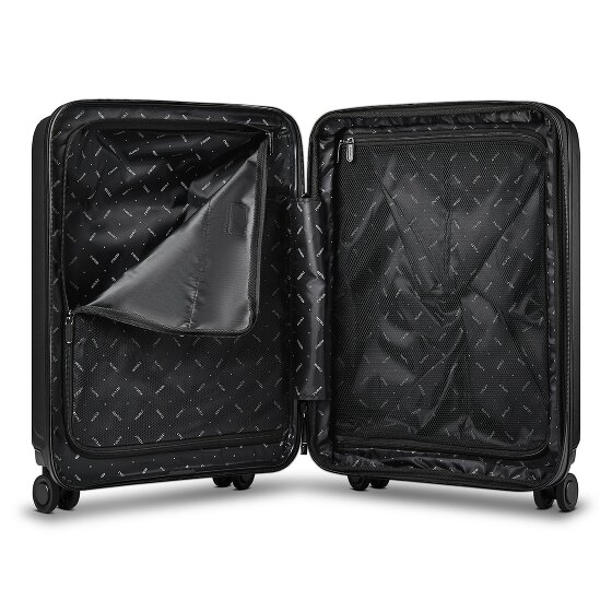 Redolz Essentials14 4-Rollen Kofferset Beautycase 4tlg mit Dehnfalte Laptopfach